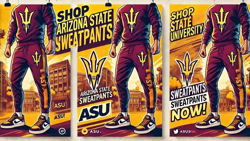 Shop Arizona State University Sweatpants Now W4SSocialMedia